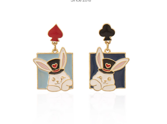 バニーブロックスタイルのイヤリング
(ピアスがなくても装着可能)