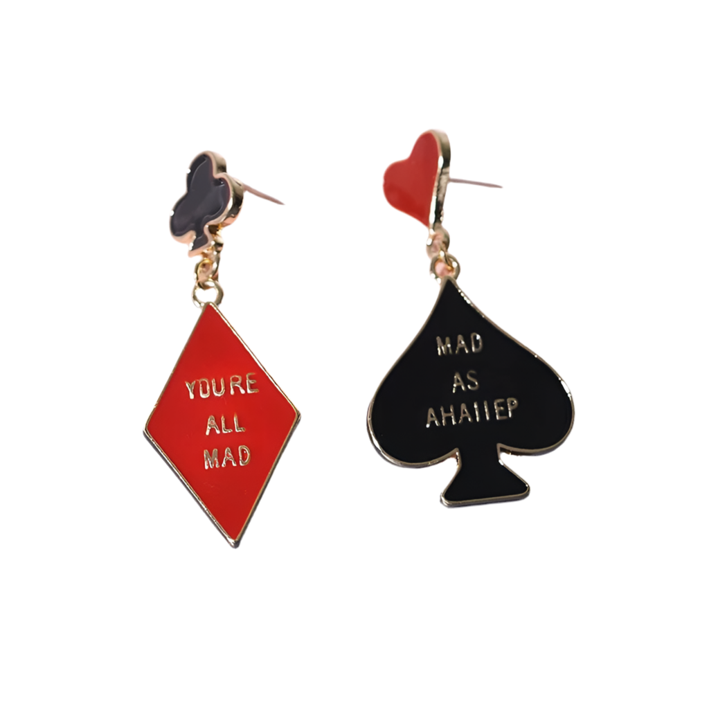 パンク風ポーカー風イヤークリップ