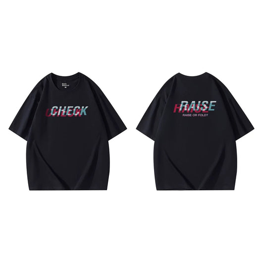 CHECK RAISE Tシャツ