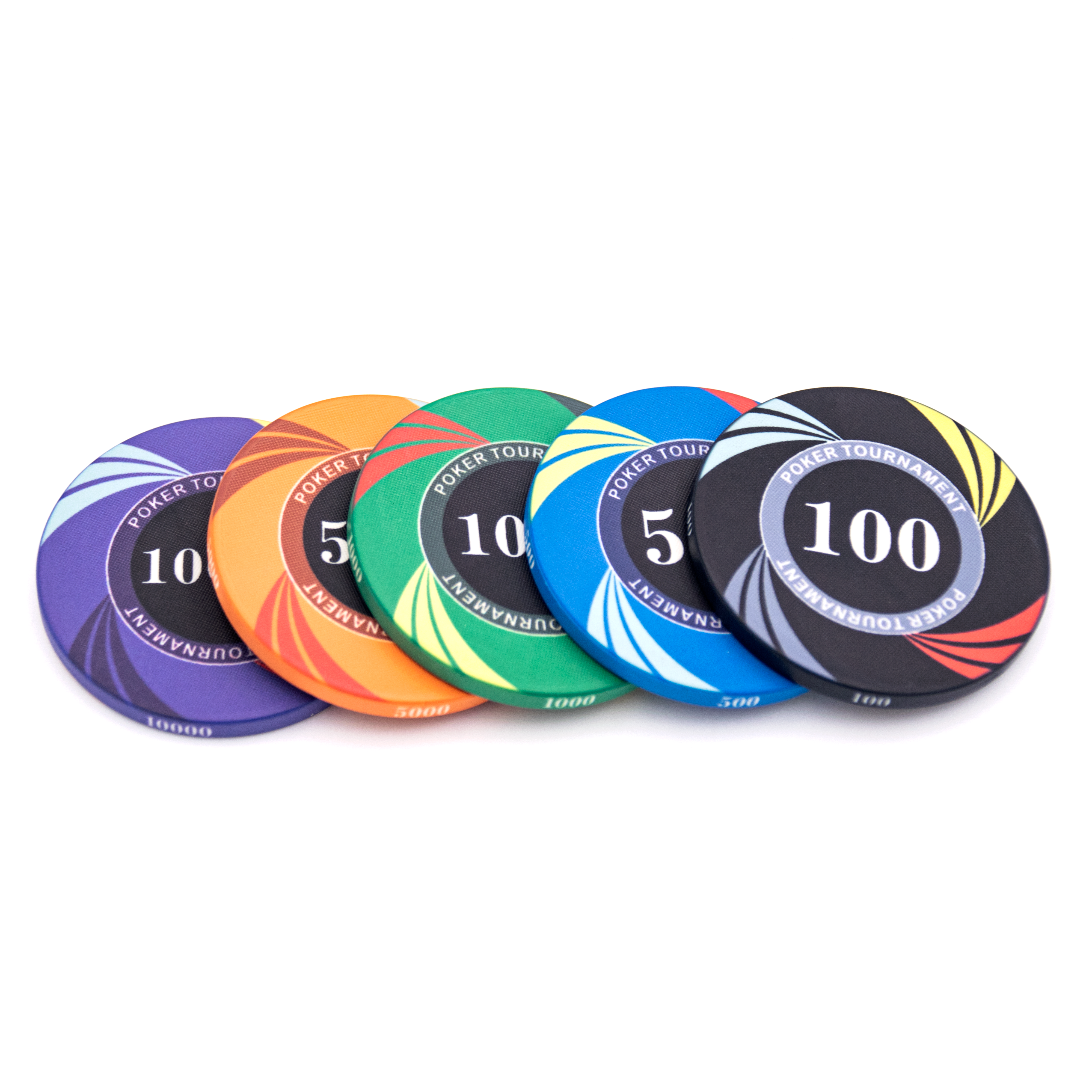 EPT セラミックポーカーチップ カジノチップ 10枚 - トランプ